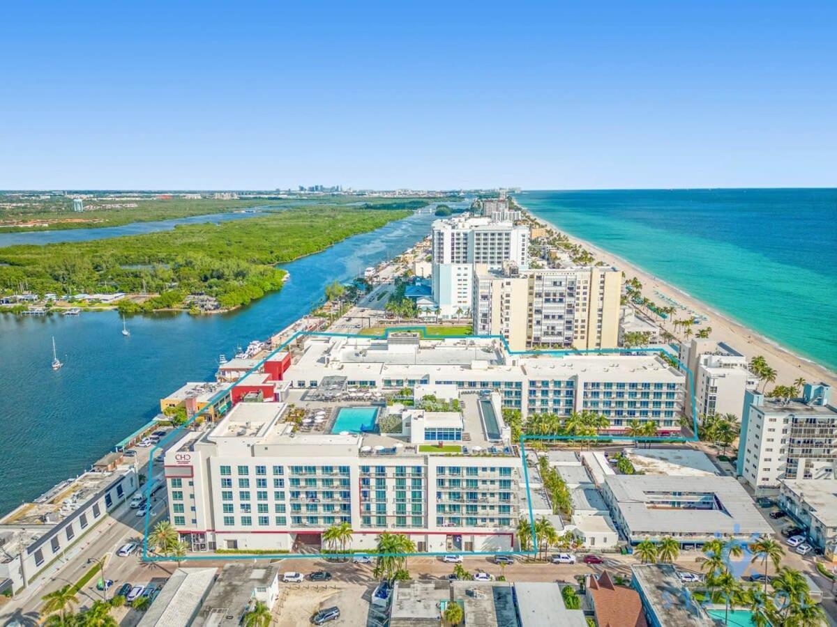5 Beach Resort APT w FRONT BAY VIEW TERRACE UP TO 6 POOL Hollywood Exterior foto
