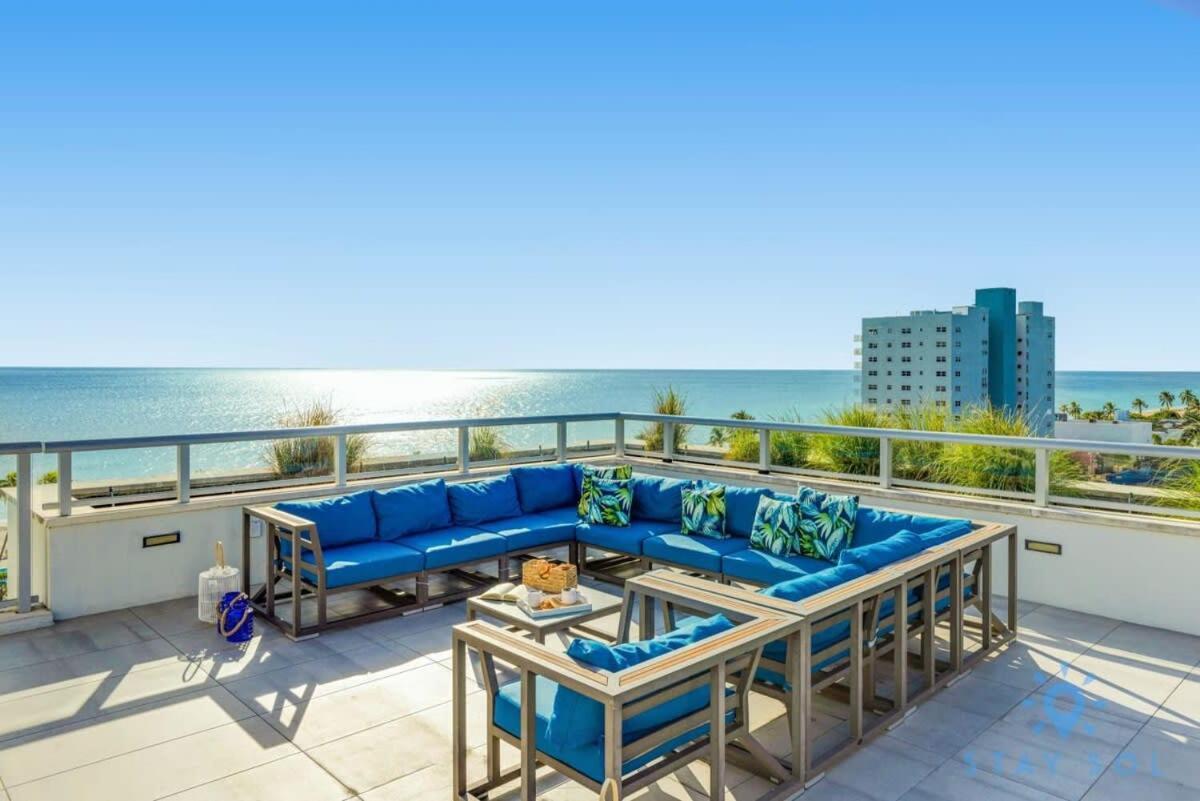 5 Beach Resort APT w FRONT BAY VIEW TERRACE UP TO 6 POOL Hollywood Exterior foto