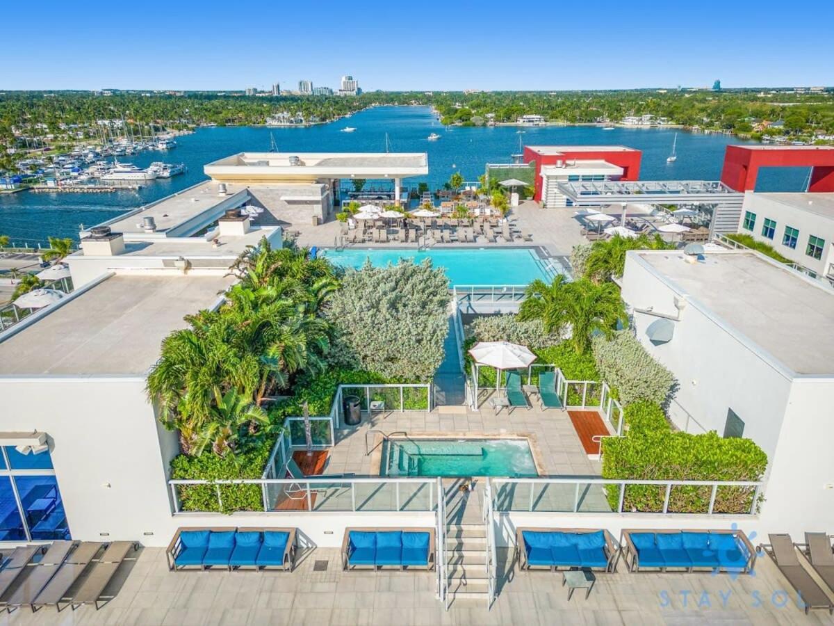 5 Beach Resort APT w FRONT BAY VIEW TERRACE UP TO 6 POOL Hollywood Exterior foto