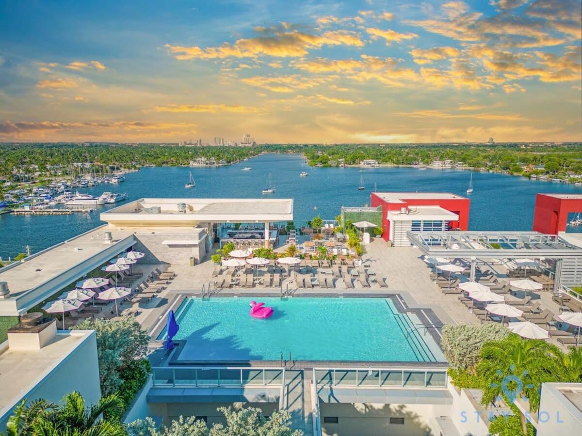 5 Beach Resort APT w FRONT BAY VIEW TERRACE UP TO 6 POOL Hollywood Exterior foto